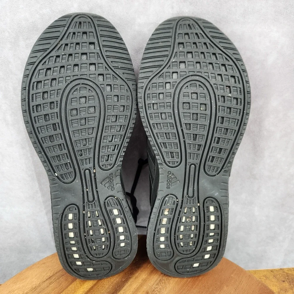 Adidas Supernova Running Shoes Mens 9 Triple Black Sneakers Trainers H04467‎